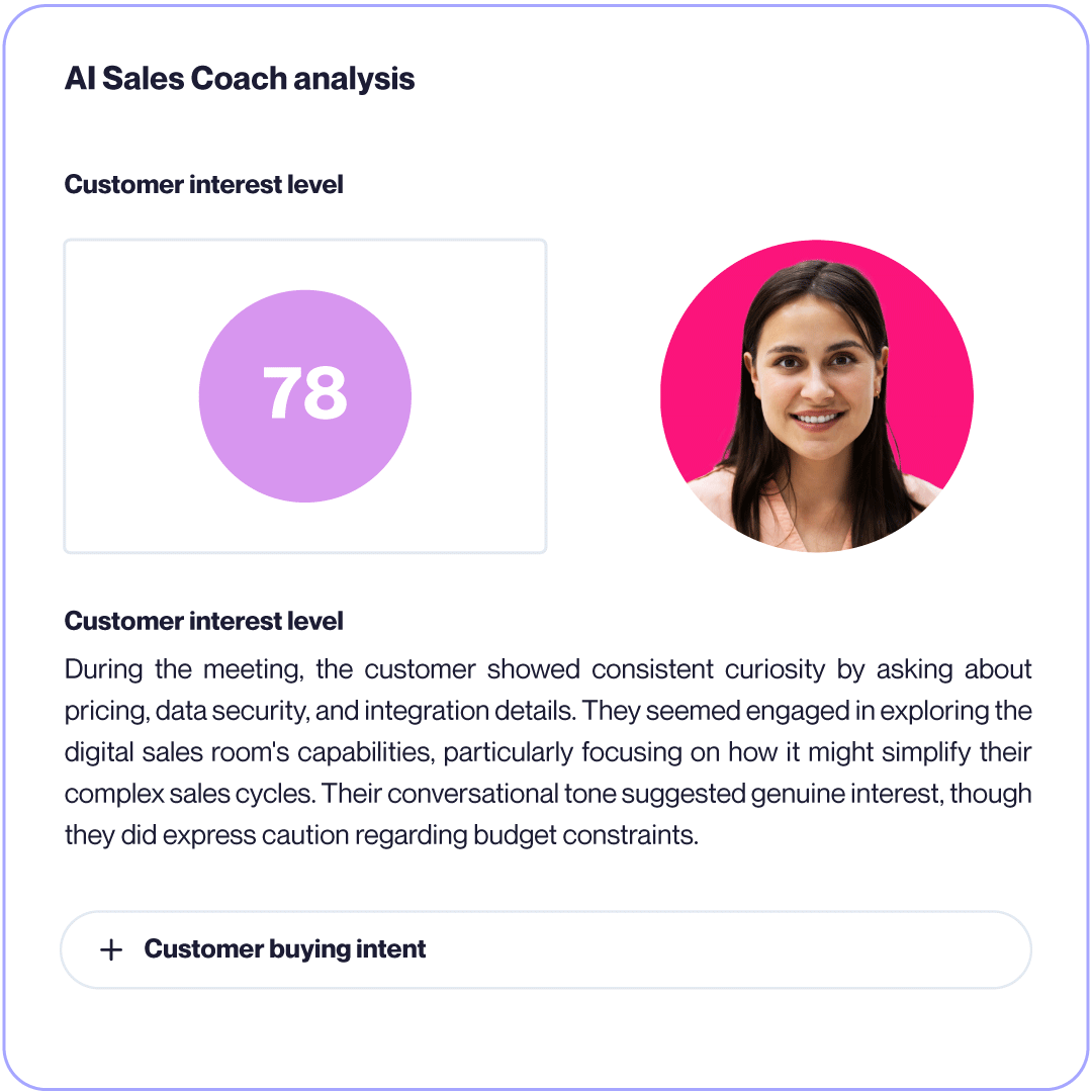 Customer Interest Level - AI Sales Coach