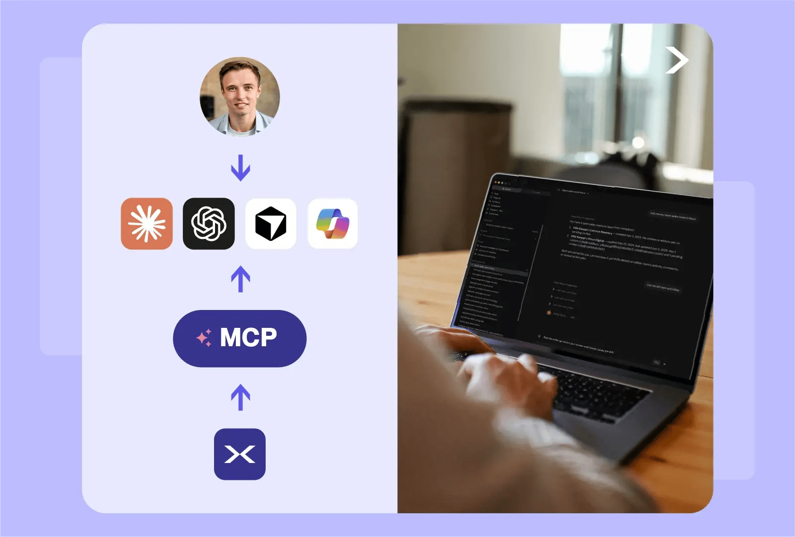 Noux MCP - AI-integraatio