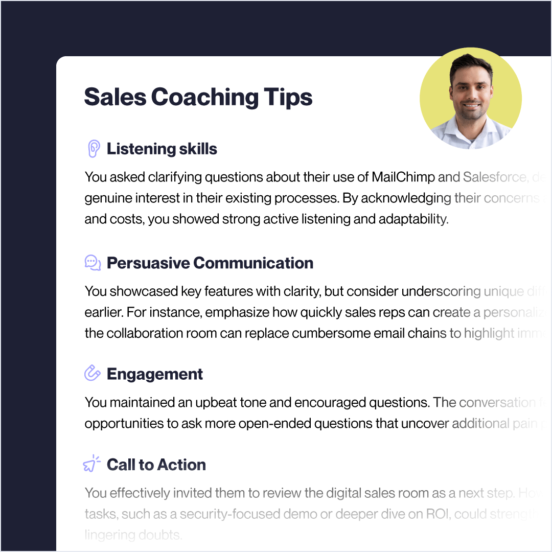 Sales Coaching Tips - AI Sales Coach